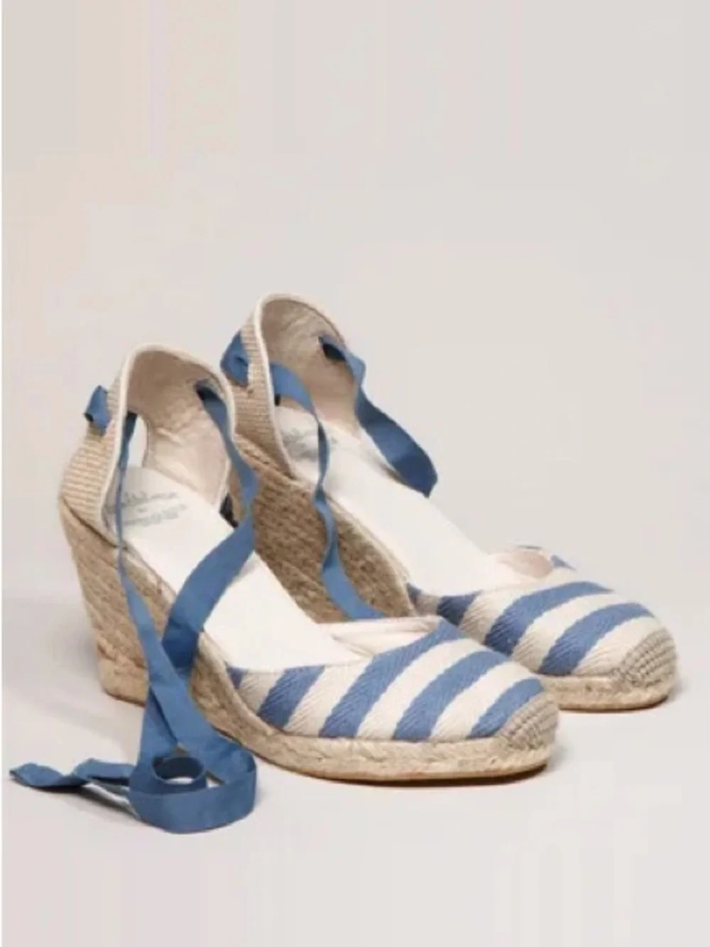 Sam Edelman for American Eagle Outfitters Striped Lace Up Espadrilles
